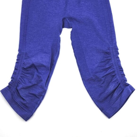 Lululemon In The Flow Crop II Leggings Heathered Pigment Blue Women's Est Size 8 - Picture 7 of 10